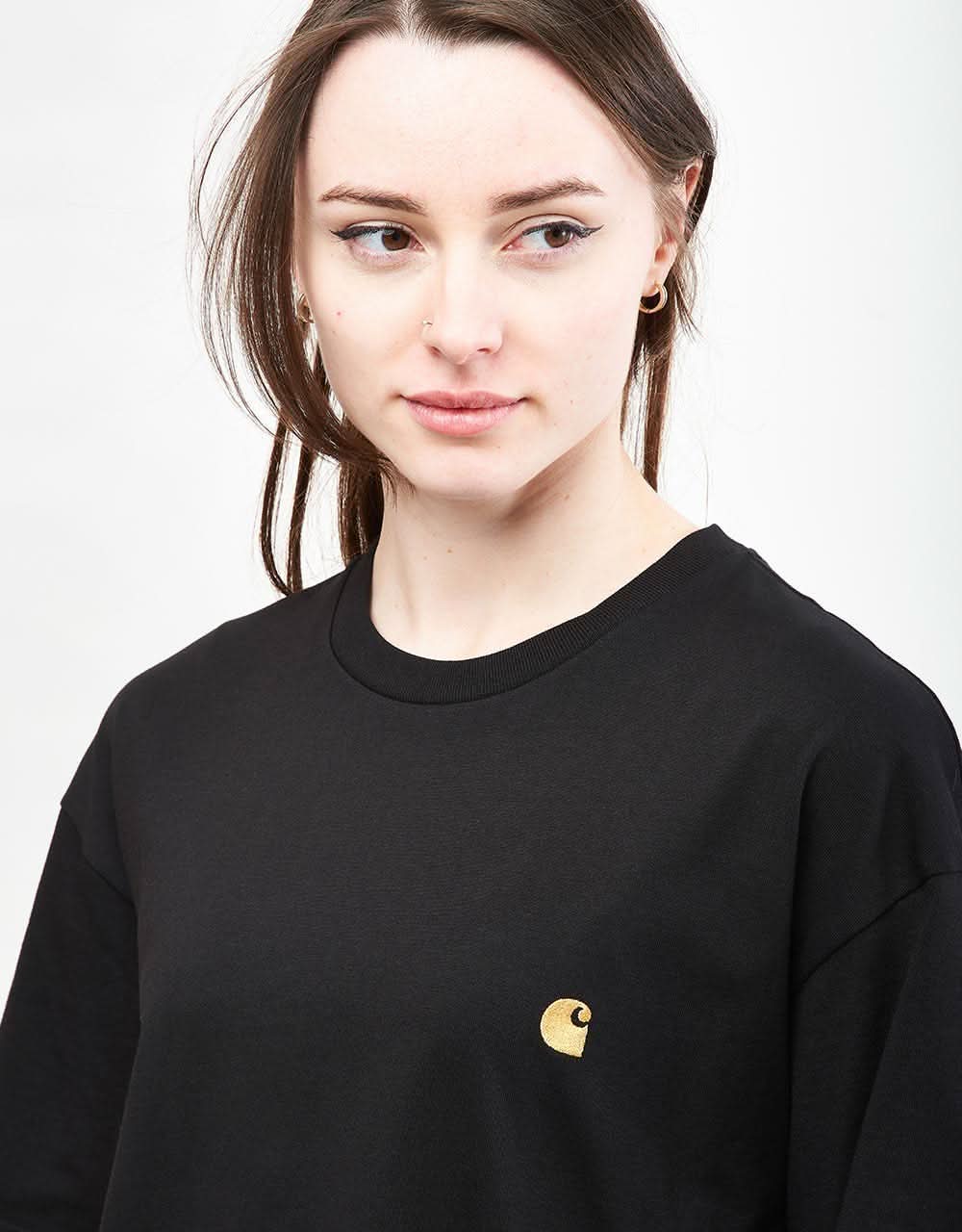 C WIP S/S Chase T-Shirt - Black/Gold