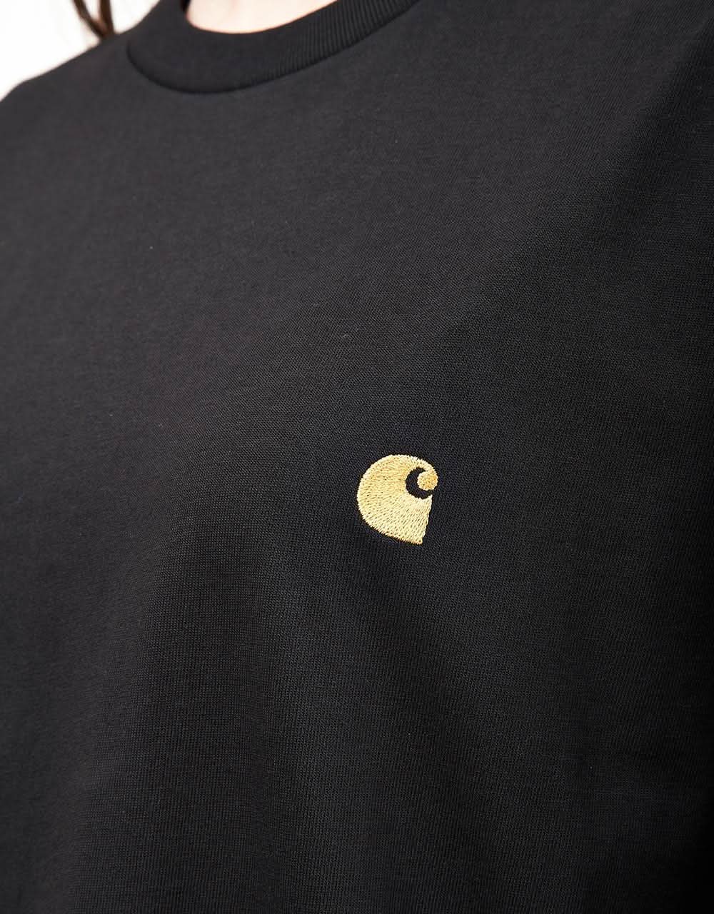 C WIP S/S Chase T-Shirt - Black/Gold