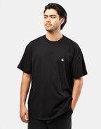 C WIP S/S Chase T-Shirt - Black/Gold