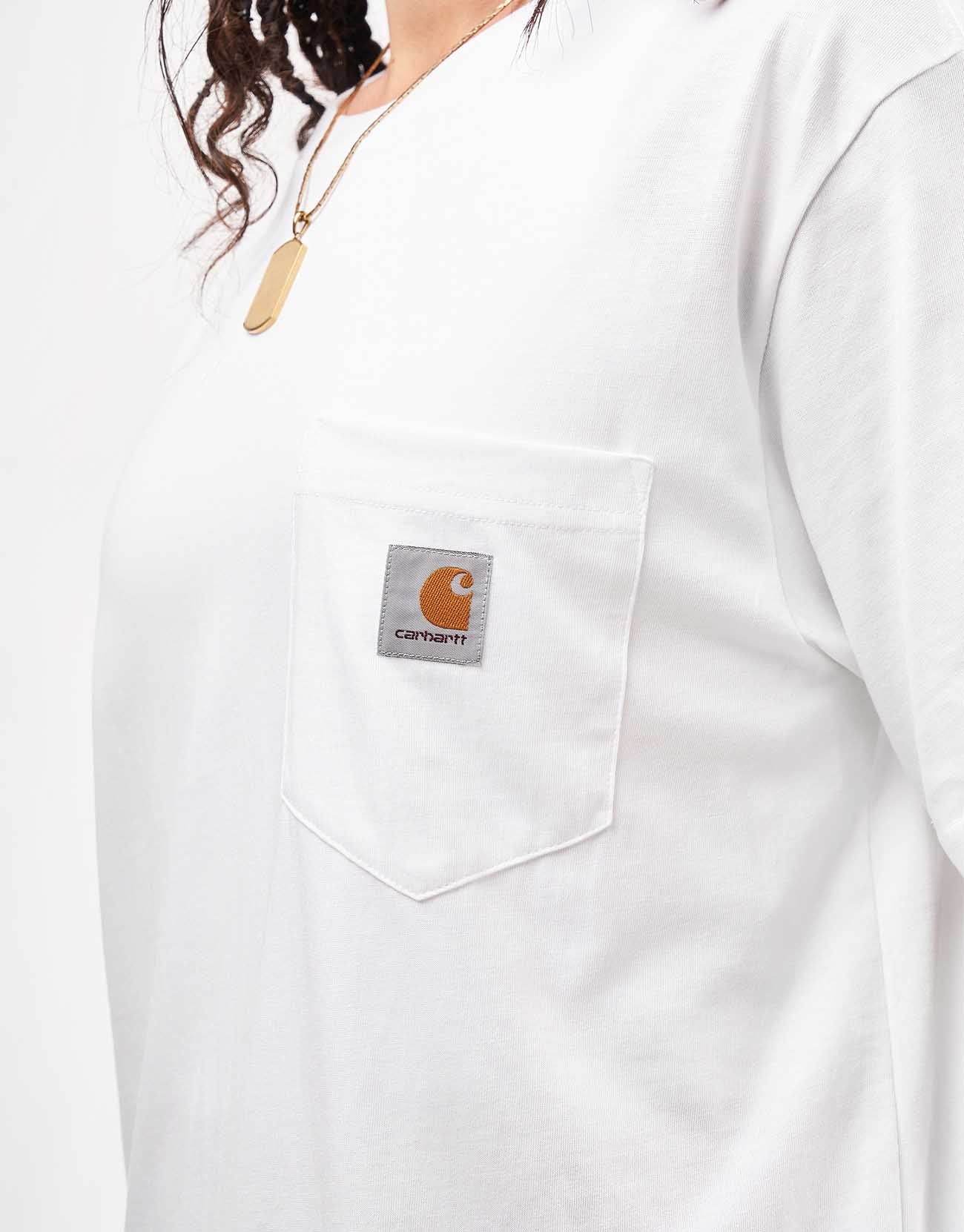C WIP S/S Pocket T-Shirt - White