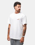 C WIP S/S American Script T-Shirt - White