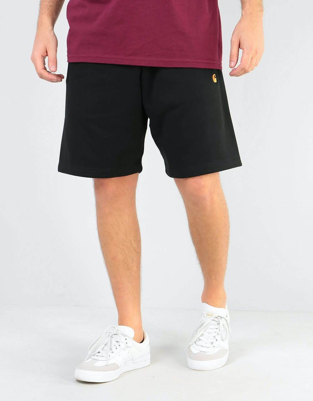 C WIP Chase Sweat Shorts - Black/Gold