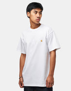 C WIP S/S Chase T-Shirt - White/Gold