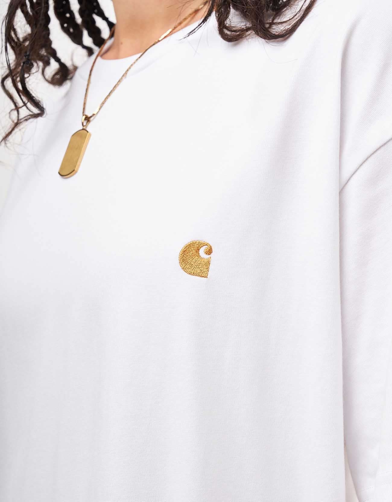 C WIP S/S Chase T-Shirt - White/Gold
