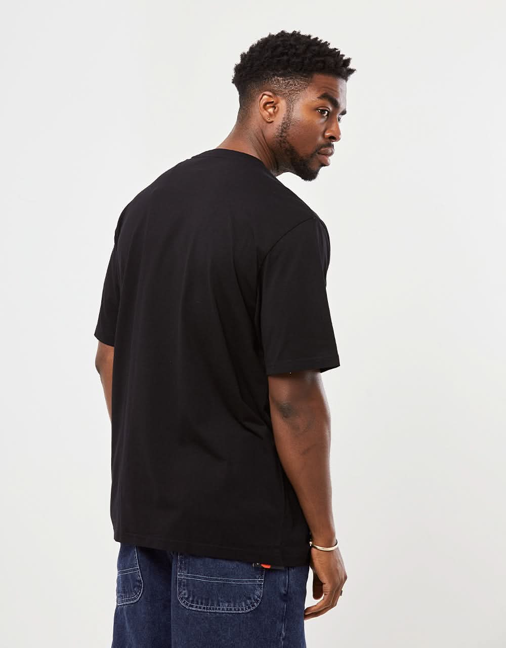 C WIP S/S Pocket T-Shirt - Black