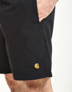 C WIP Chase Swim Trunk - Black/Gold