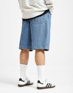 C WIP Landon Shorts - Blue (Heavy Stone Wash)