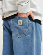 C WIP Landon Shorts - Blue (Heavy Stone Wash)