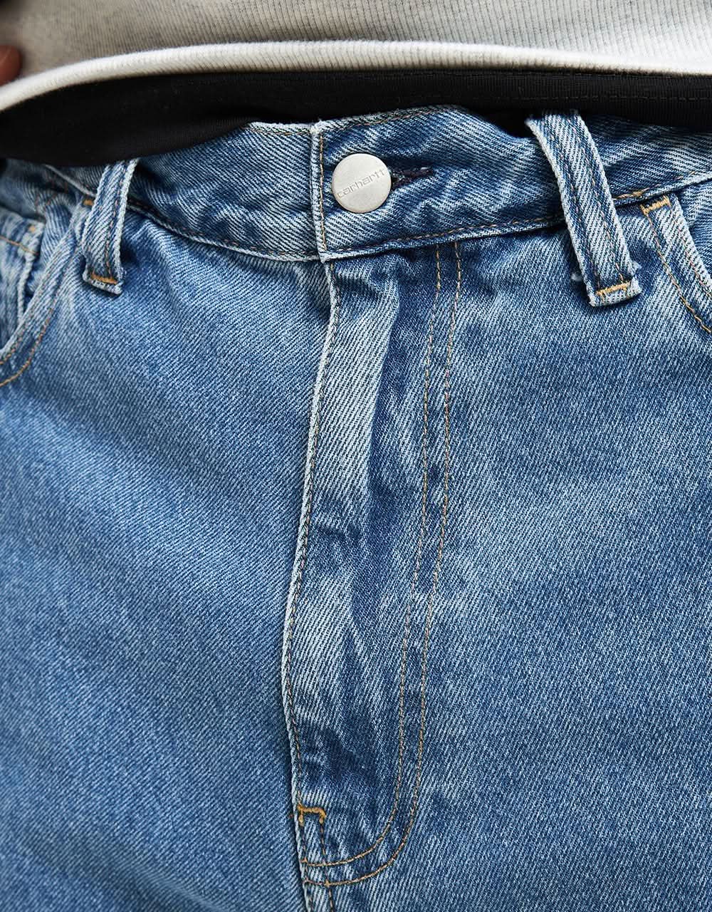 C WIP Landon Shorts - Blue (Heavy Stone Wash)