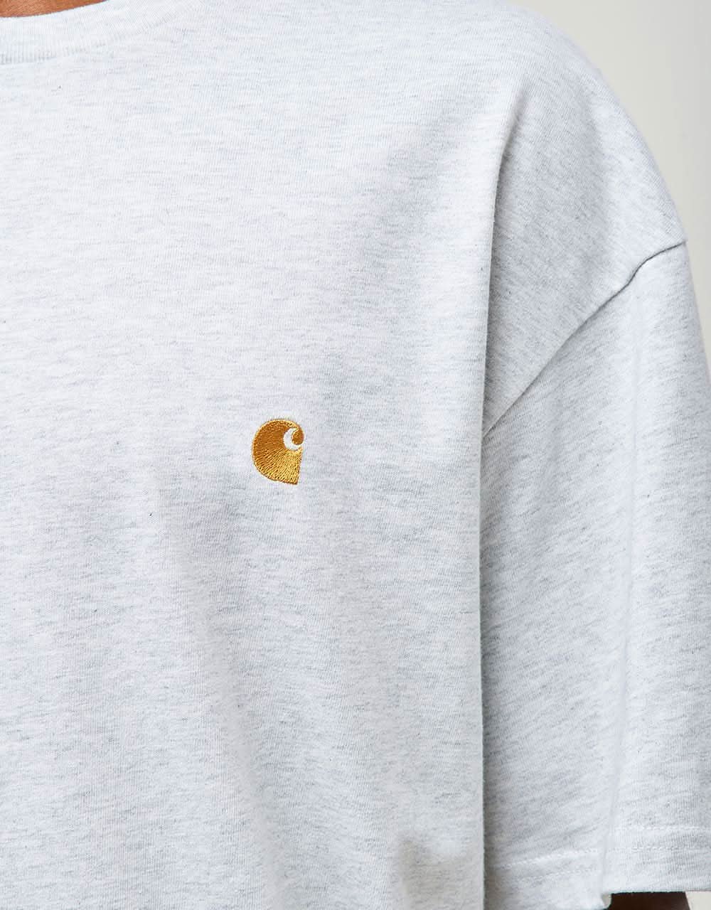 C WIP Chase T-Shirt - Ash Heather/Gold
