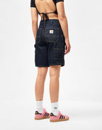 C WIP Single Knee Shorts - Blue (Rinsed)