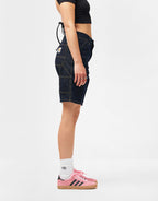 C WIP Single Knee Shorts - Blue (Rinsed)