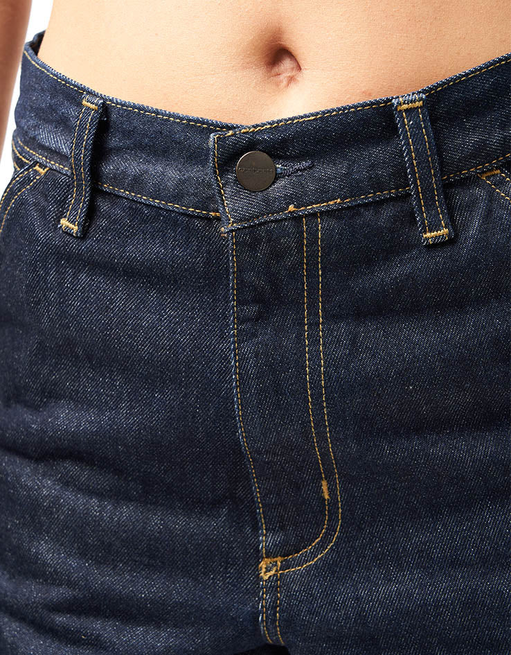 C WIP Single Knee Shorts - Blue (Rinsed)