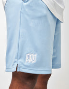 C WIP Hartt Football Shorts - Heart Train Jacquard/Bluebird