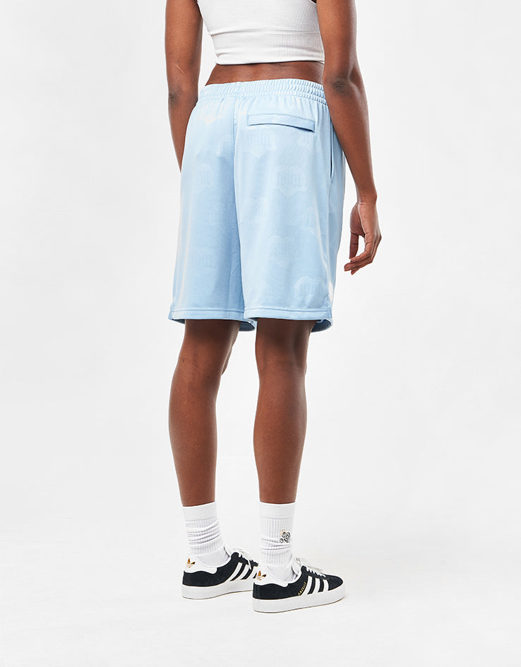 C WIP Hartt Football Shorts - Heart Train Jacquard/Bluebird