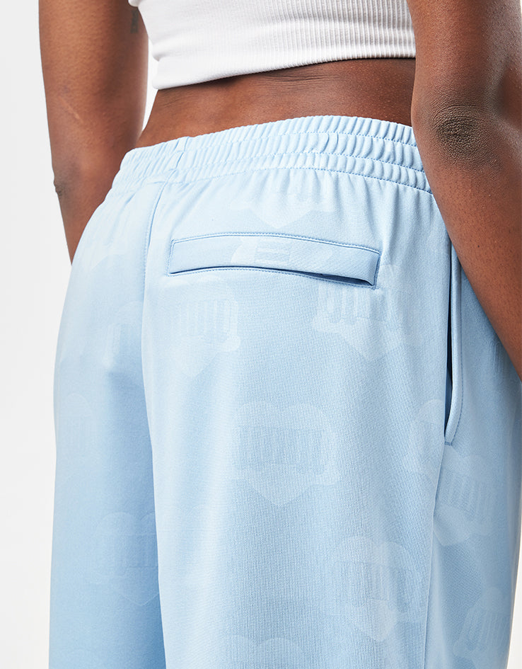 C WIP Hartt Football Shorts - Heart Train Jacquard/Bluebird