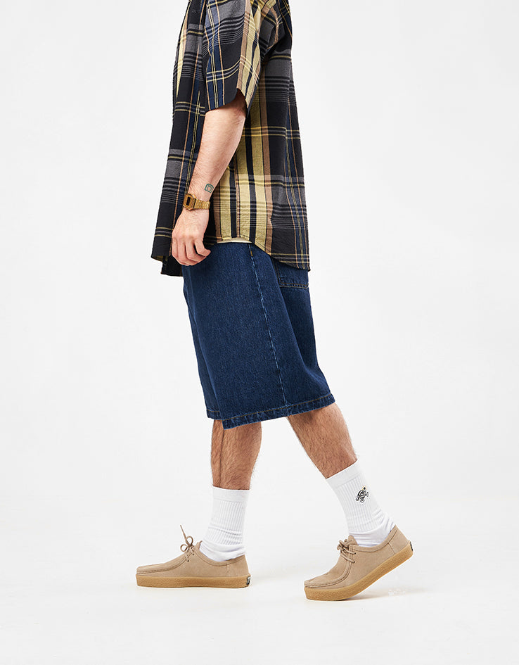 C WIP Brandon Shorts - Blue (Stone Washed)