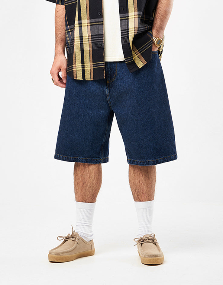 C WIP Brandon Shorts - Blue (Stone Washed)