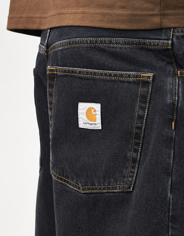 C WIP Brandon Shorts - Black (Stone Washed)