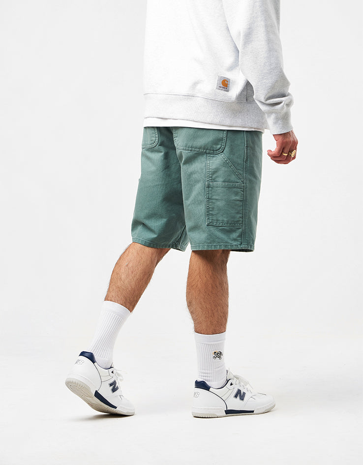 C WIP Single Knee Shorts - Silver Pine (Stone Canvas)