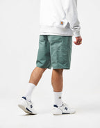 C WIP Single Knee Shorts - Silver Pine (Stone Canvas)