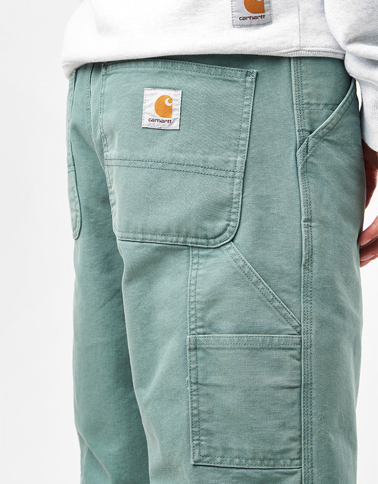 C WIP Single Knee Shorts - Silver Pine (Stone Canvas)