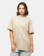 C WIP S/S Chase T-Shirt - Fleur De Sel/Gold