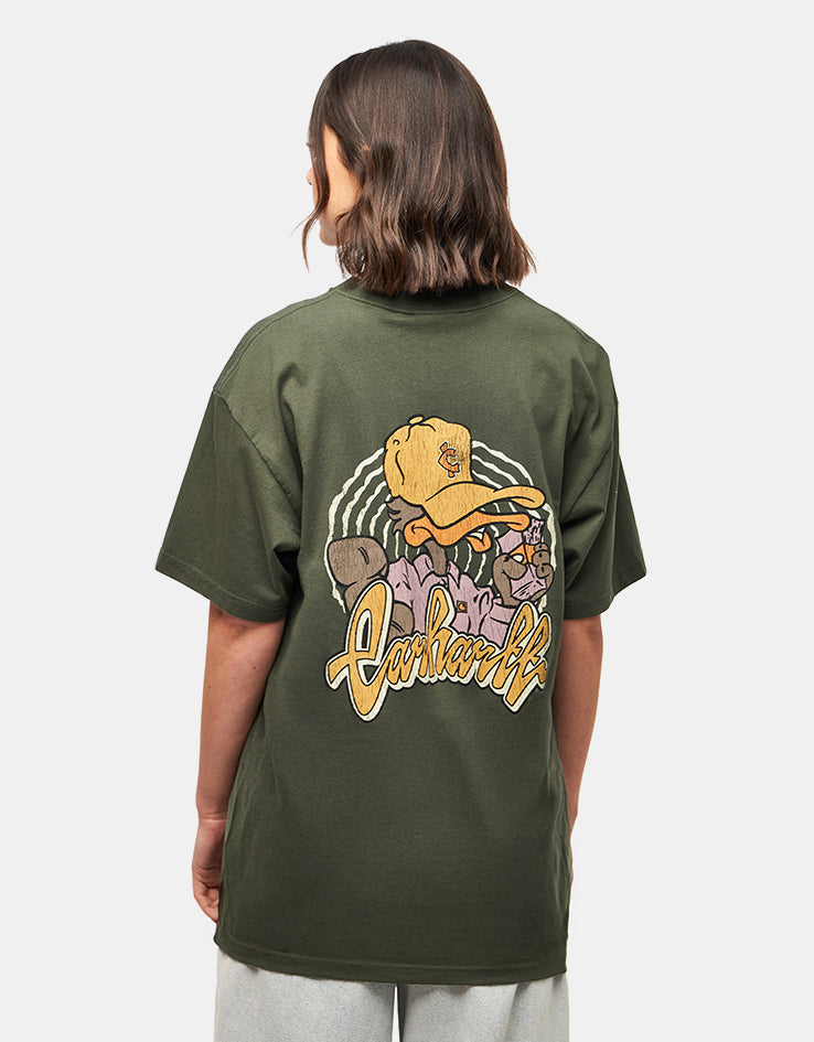C WIP S/S Chedda T-Shirt - Opuntia (Heavy Stone Wash)