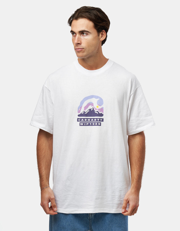 C WIP S/S Rising Helix T-Shirt - White