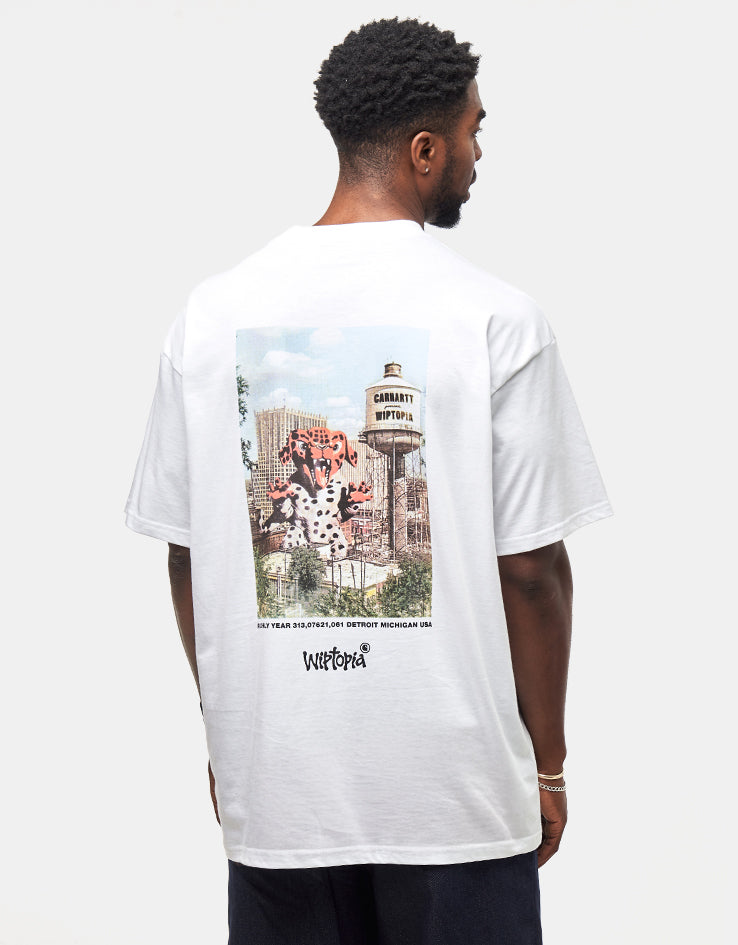 C WIP S/S Wiptopia T-Shirt - White
