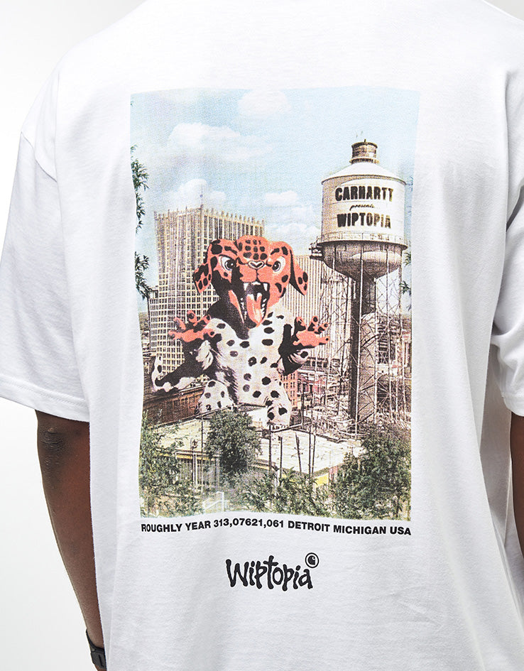 C WIP S/S Wiptopia T-Shirt - White