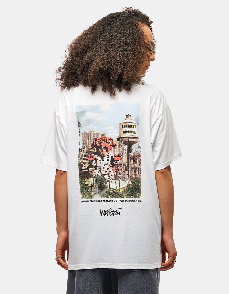 C WIP S/S Wiptopia T-Shirt - White