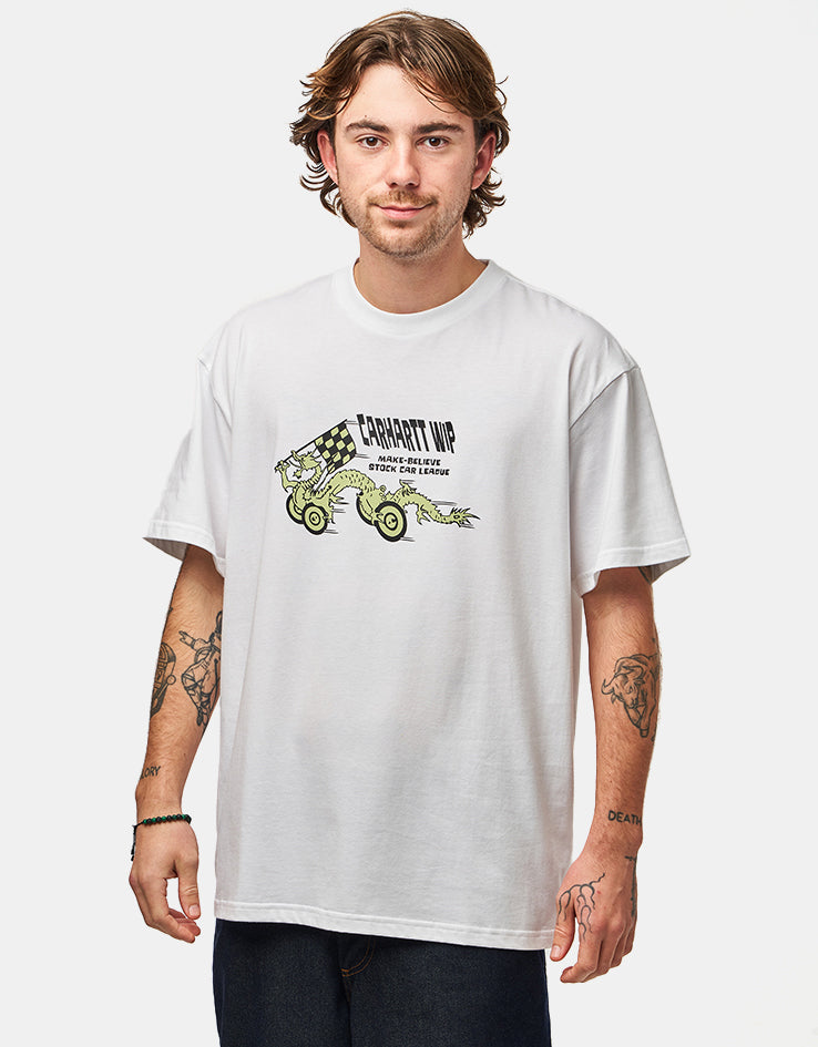 C WIP S/S Make Believe League T-Shirt - White