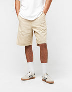 C WIP Single Knee Canvas Shorts - Dusty Hamilton Brown (Chalk Wash)