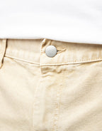 C WIP Single Knee Canvas Shorts - Dusty Hamilton Brown (Chalk Wash)