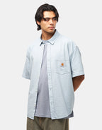 C WIP Toland S/S Shirt - Toland Stripe/Blue Fog