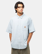 C WIP Toland S/S Shirt - Toland Stripe/Blue Fog