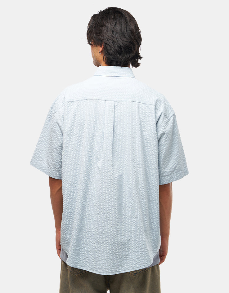 C WIP Toland S/S Shirt - Toland Stripe/Blue Fog
