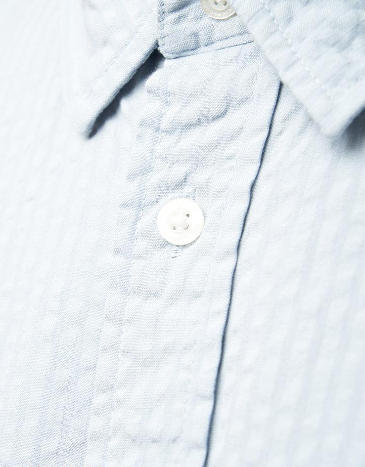 C WIP Toland S/S Shirt - Toland Stripe/Blue Fog