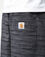 C WIP Gellar Jacquard Shorts - Gellar Stripe/Black (Rinsed)