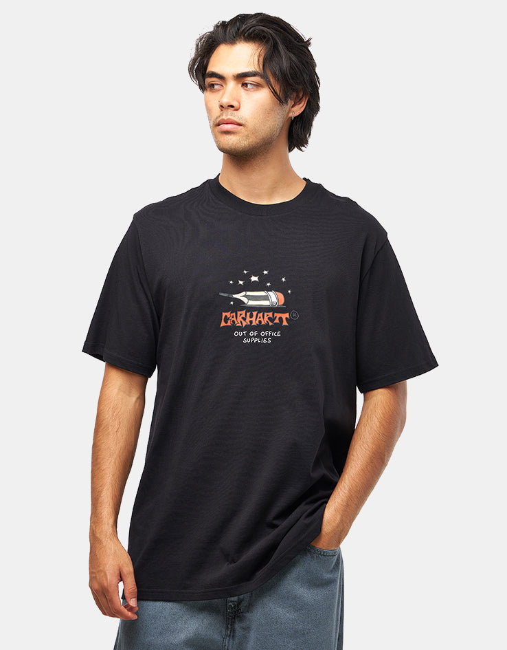 C WIP Work Life Romance T-Shirt - Black