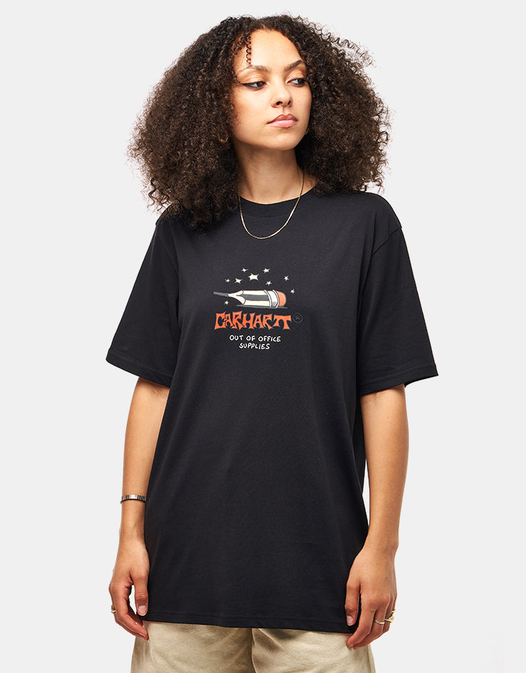 C WIP Work Life Romance T-Shirt - Black