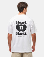 C WIP Heart II Hartt T-Shirt - White