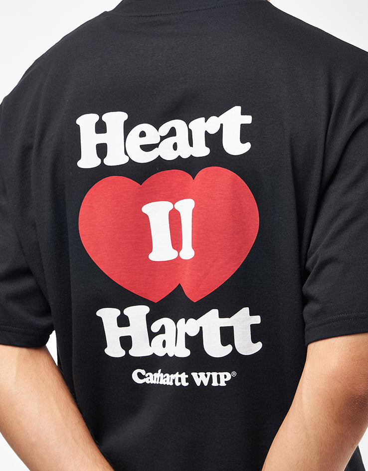 C WIP Heart II Hartt T-Shirt - Black