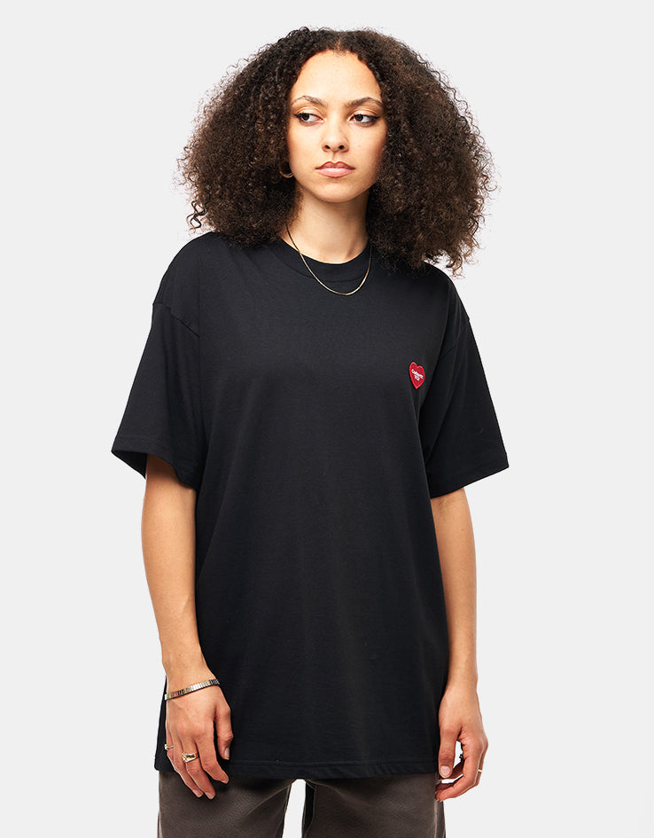 C WIP Heart II Hartt T-Shirt - Black