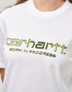 C WIP Solar Chrome Script T-Shirt - White