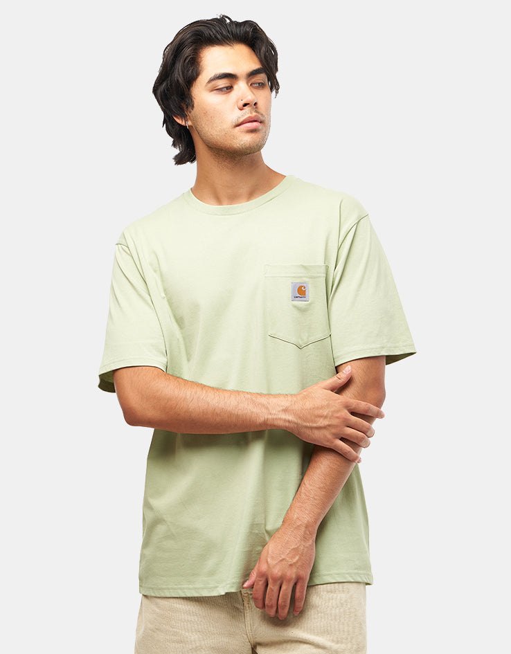 C WIP S/S Pocket T-Shirt - Pale Olive