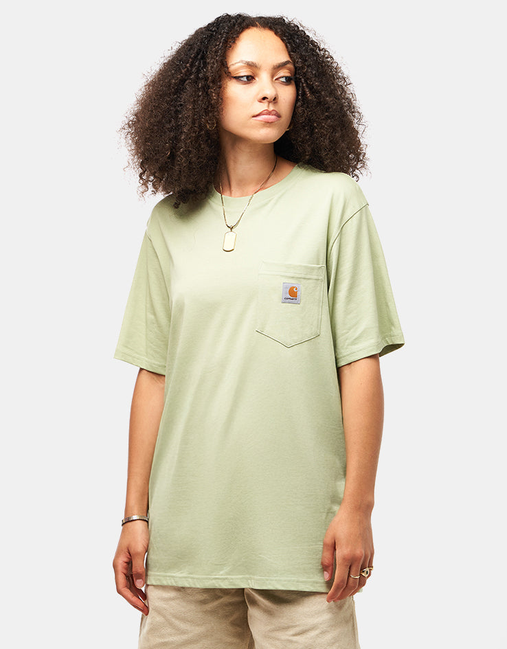 C WIP S/S Pocket T-Shirt - Pale Olive