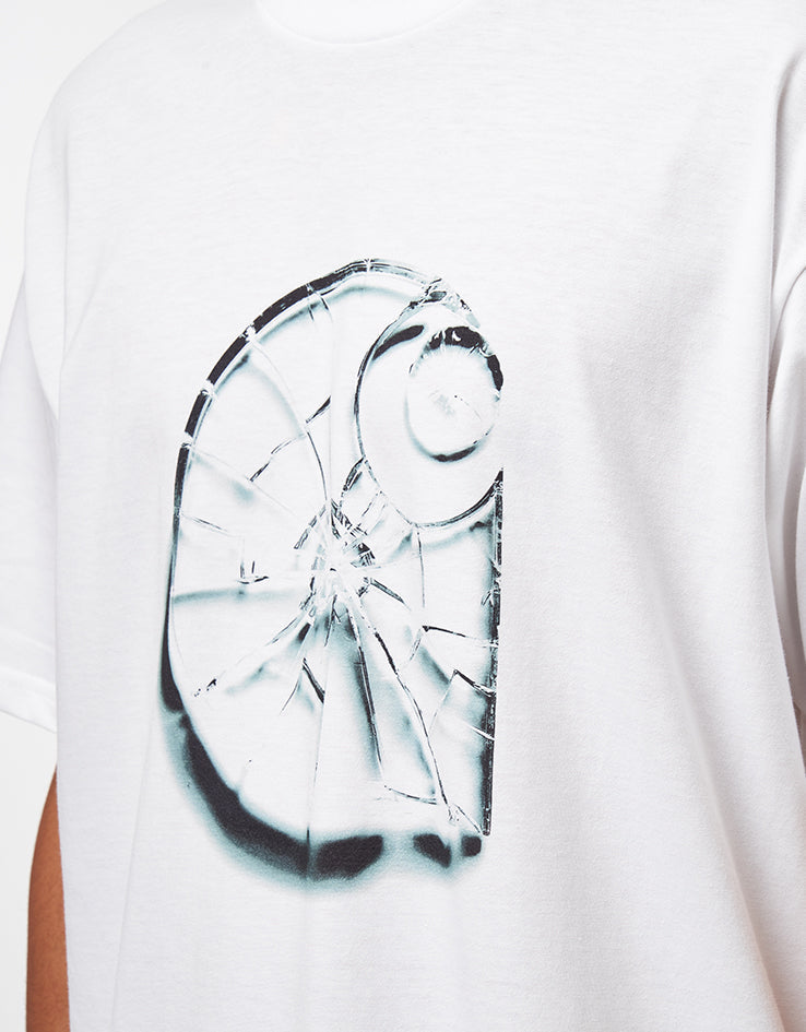 C WIP S/S Shattered T-Shirt - White