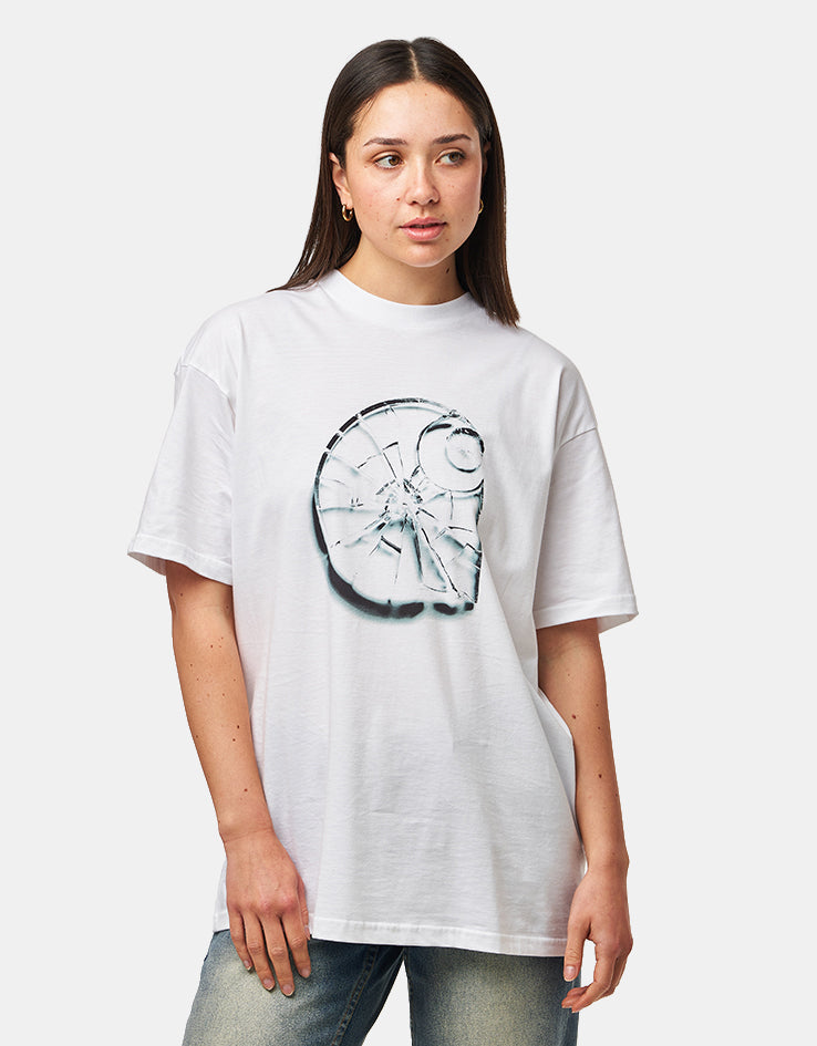 C WIP S/S Shattered T-Shirt - White